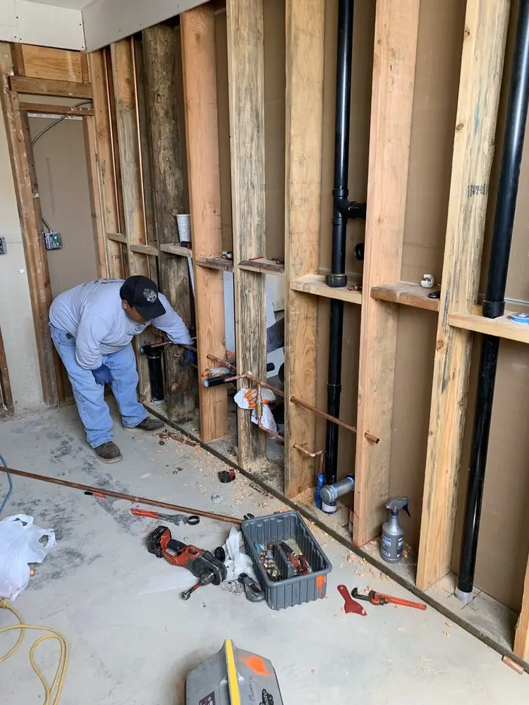 Commercial rough-in plumbing for Water Heater Replacement in Cabazon